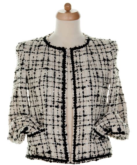 chanel tweed jacket online|Chanel tweed jacket price.